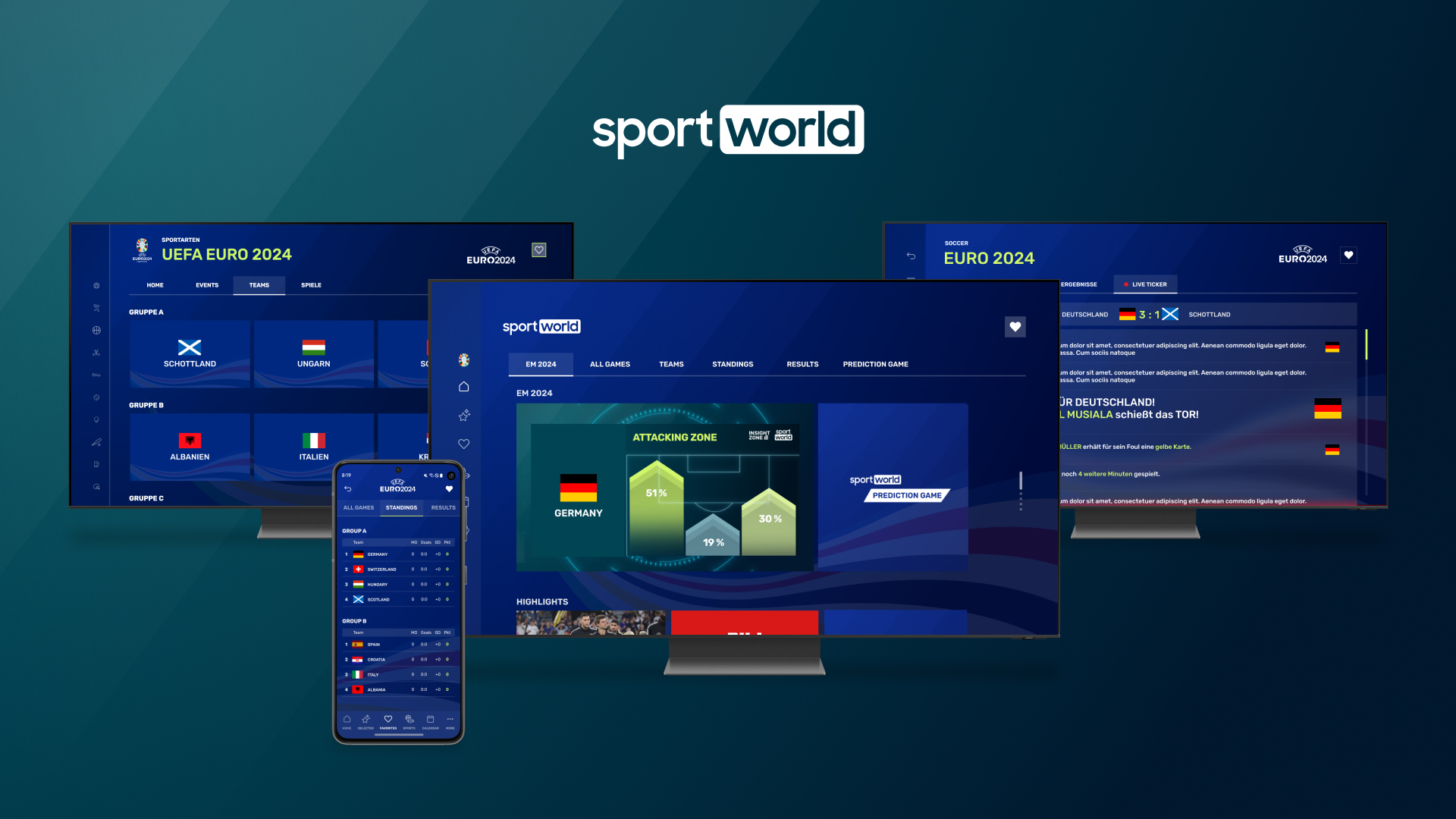 Sportworld Launches Innovative, DataDriven FAST Channels for EURO 2024