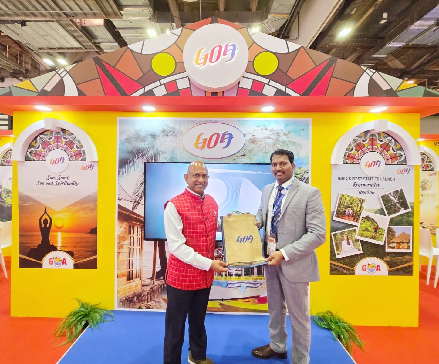 Director of Tourism- Goa ,Mr. Suneel Anchipaka (IAS), with Mr. GB Srithar, Head of Tourism Services at VFS Global.