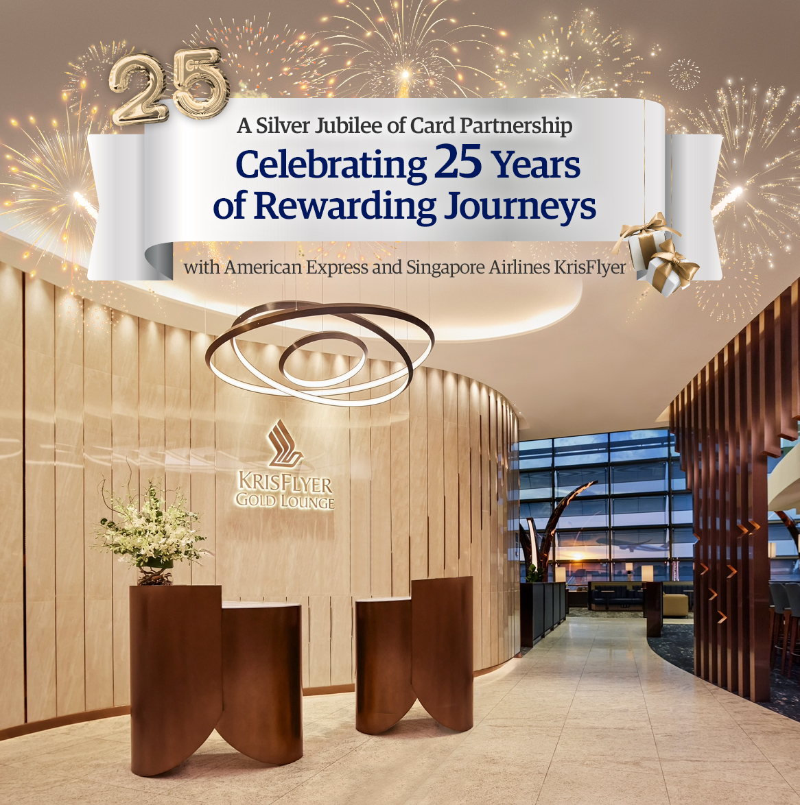 Celebrating 25 years of Rewarding Journeys with American Express and Singapore Airlines KrisFlyer