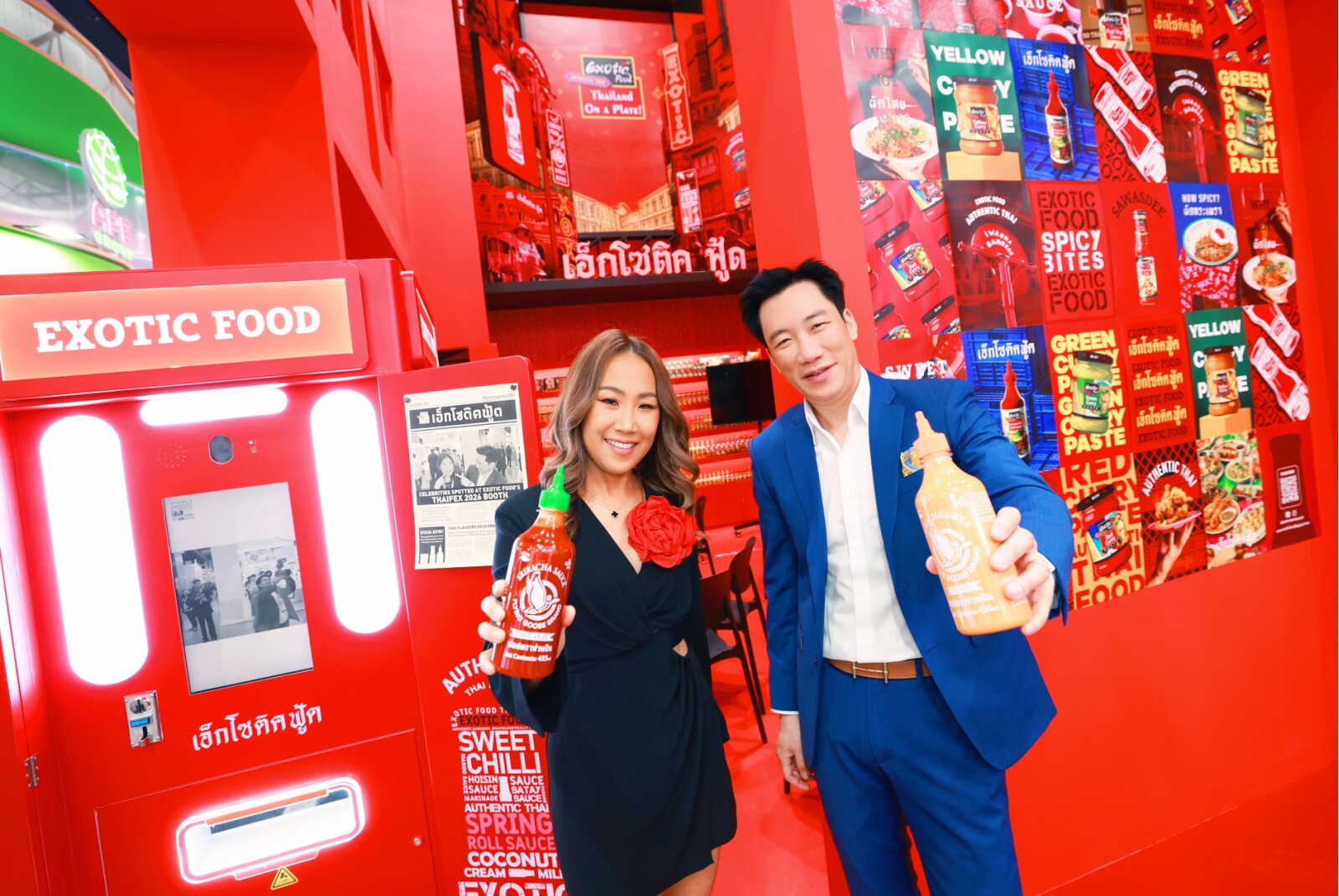 Ms. Vasana Jantarach and Mr. Jittiporn Jantarach, the executives behind Exotic Food